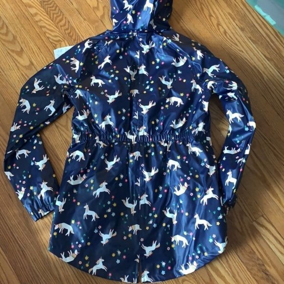 Cat & Jack Jackets & Coats Cat Jack Unicorn And Rainbow Raincoat